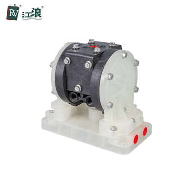 PVDF 1/4 इंच कम दबाव वायवीय डायाफ्राम पंप जल तेल लोशन स्थानांतरण