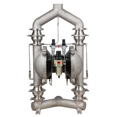 औद्योगिक अनुप्रयोगों के लिए पीटीएफई डायाफ्राम और 150gpm प्रवाह दर के साथ नया डिज़ाइन वायवीय पाउडर पंप