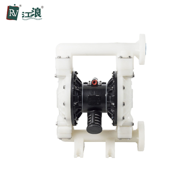 PVDF Kynoar वायु संचालित डायाफ्राम पंप 1.5 इंच 40 मिमी 120 Psi रासायनिक संयंत्र: