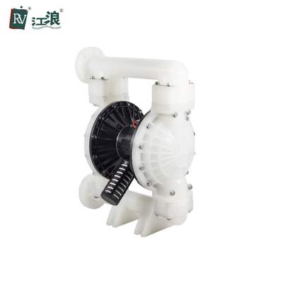 रासायनिक विलायक उद्योग के लिए PTFE प्लास्टिक एयर संचालित डायाफ्राम पंप 2 इंच