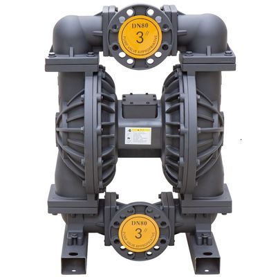 पेंट ट्रांसफर और फिल्टर प्रेस अनुप्रयोगों के लिए अनुकूलन योग्य 3 इंच एल्यूमीनियम न्यूमेटिक डायाफ्राम पंप