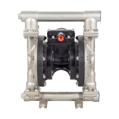 मिनी डायफ्राम वैक्यूम पंप तेल मुक्त 120psi अधिकतम दबाव 40gpm अधिकतम प्रवाह और अपशिष्ट जल उपचार के लिए पीटीएफई डायफ्राम के साथ वायवीय