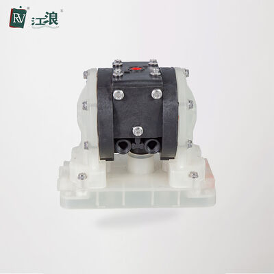 मजबूत एसिड रसायनों के लिए पीवीडीएफ सामग्री 1/4 इंच वायवीय डायाफ्राम पंप