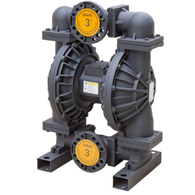 अपशिष्ट जल उपचार के लिए 1022 एल/एम प्रवाह दर के साथ 3 इंच एल्यूमीनियम एयर ऑपरेटेड डायफ्राम पंप