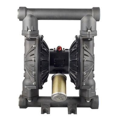 570L/M प्रवाह दर के साथ 2 इंच एल्यूमीनियम एयर संचालित डबल डायफ्राम पंप