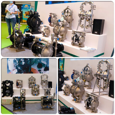 औद्योगिक अनुप्रयोगों के लिए 57L/M प्रवाह दर वाला एल्यूमीनियम वायवीय डायाफ्राम पंप