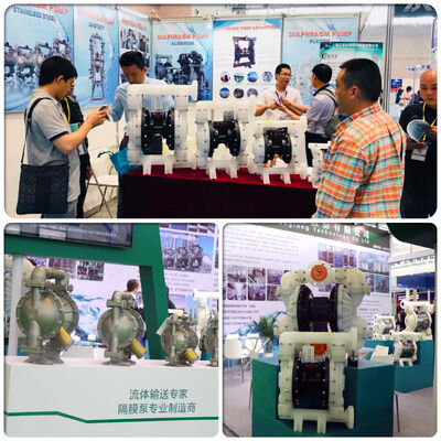 औद्योगिक अनुप्रयोगों के लिए 57L/M प्रवाह दर वाला एल्यूमीनियम वायवीय डायाफ्राम पंप