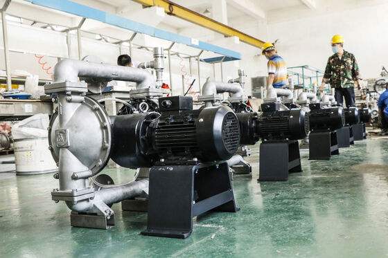 340L/M प्रवाह दर और वायवीय शक्ति स्रोत के साथ सीई प्रमाणित एयर ऑपरेटेड डायाफ्राम पंप