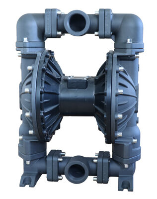 मशीनिंग और अपशिष्ट जल उपचार के लिए 2 इंच एल्यूमीनियम वायवीय डबल डायफ्राम पंप 120 पीएसआई बड़े प्रवाह