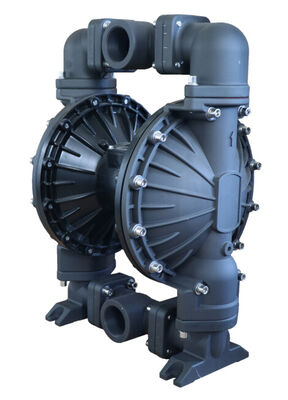 मशीनिंग और अपशिष्ट जल उपचार के लिए 2 इंच एल्यूमीनियम वायवीय डबल डायफ्राम पंप 120 पीएसआई बड़े प्रवाह