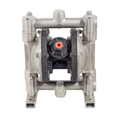 अपशिष्ट जल उपचार के लिए 100 पीसीआई अधिकतम दबाव 15 जीपीएम अधिकतम प्रवाह और हाइट्रेल डायफ्राम के साथ वायवीय डबल डायफ्राम पंप