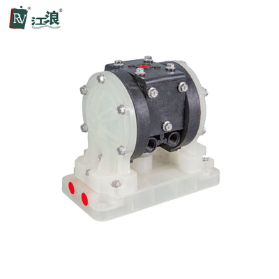 एसिड रसायन PVDF के लिए 1/4 इंच दोहरी डायाफ्राम पंप
