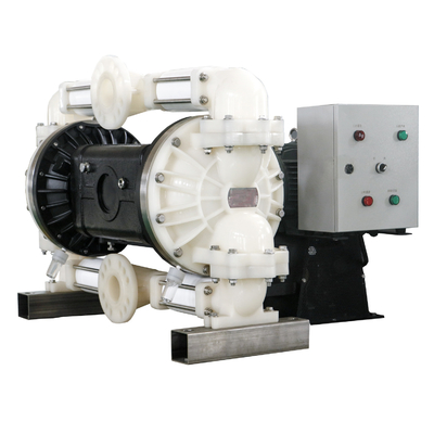 इलेक्ट्रिक मोटर के साथ मोटर चालित डायाफ्राम पंप 3 इंच PVDF ईंधन 5.5KW
