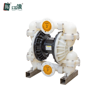 वायु संचालित प्लास्टिक डायाफ्राम पंप पारस्परिक 275gpm 80mm