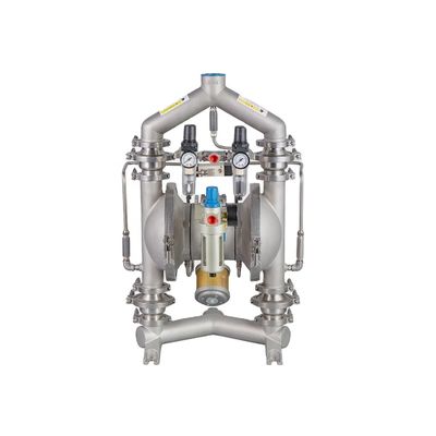 हल्के वायु संचालित डायफ्राम पंप वि/ फ्लैंज कनेक्शन - 120PSI तक