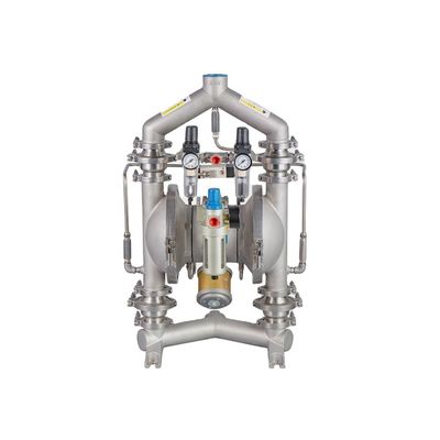 परिवहन शक्ति के लिए 192 एल/एम प्रवाह दर के साथ हल्का काला वायवीय डायाफ्राम पंप